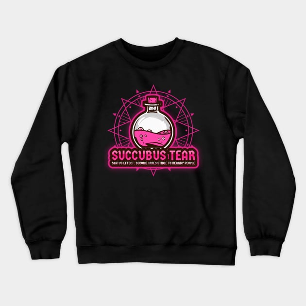 Succubus Tear Magical Potion Crewneck Sweatshirt by OldCamp